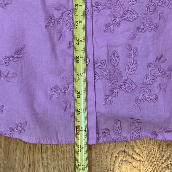 Entro Lilac Embroidered Mini Dress (Lined & with Pockets) - Picture 10 of 14